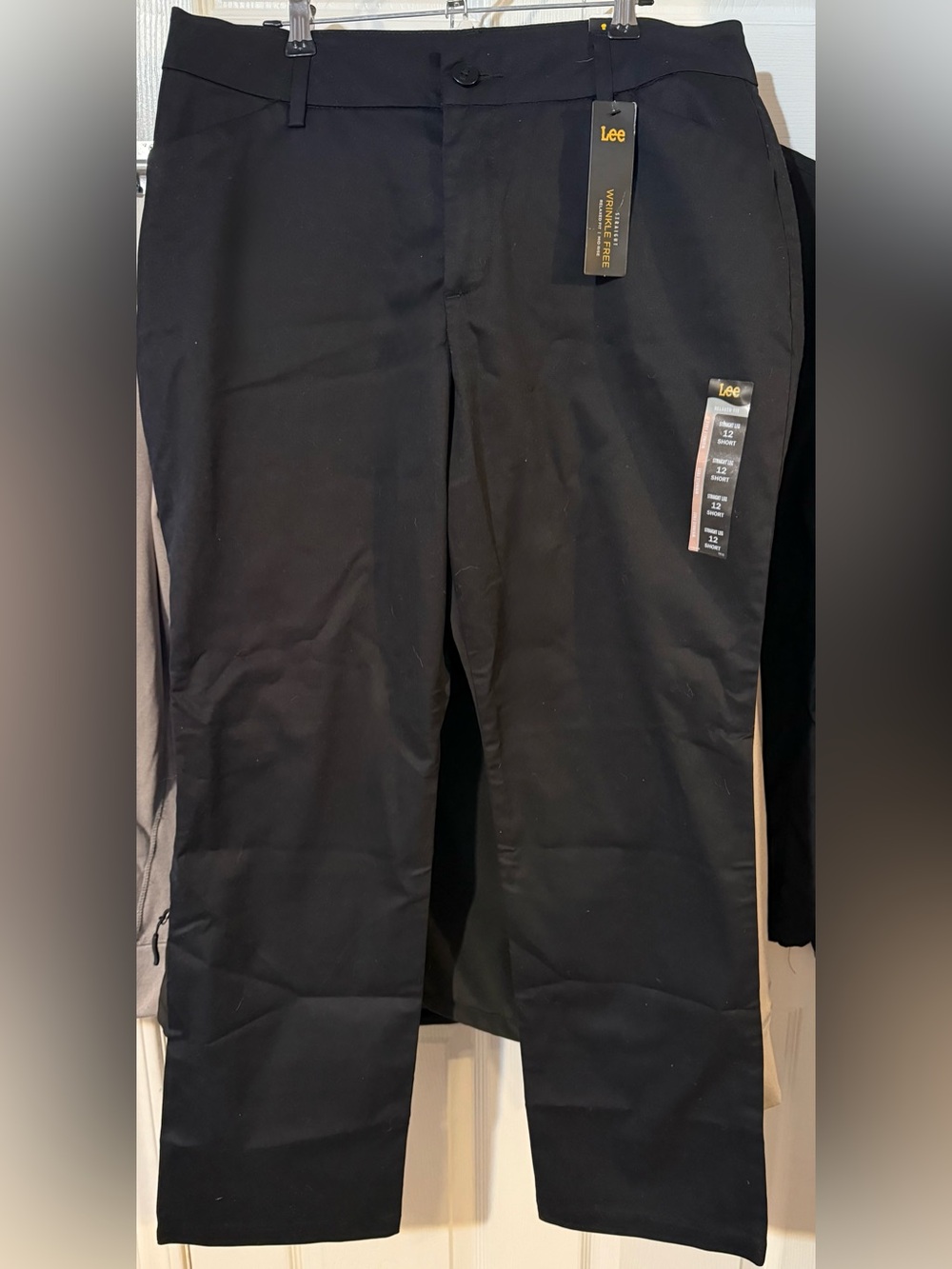 Lee Womens Black Classic Straight Pants